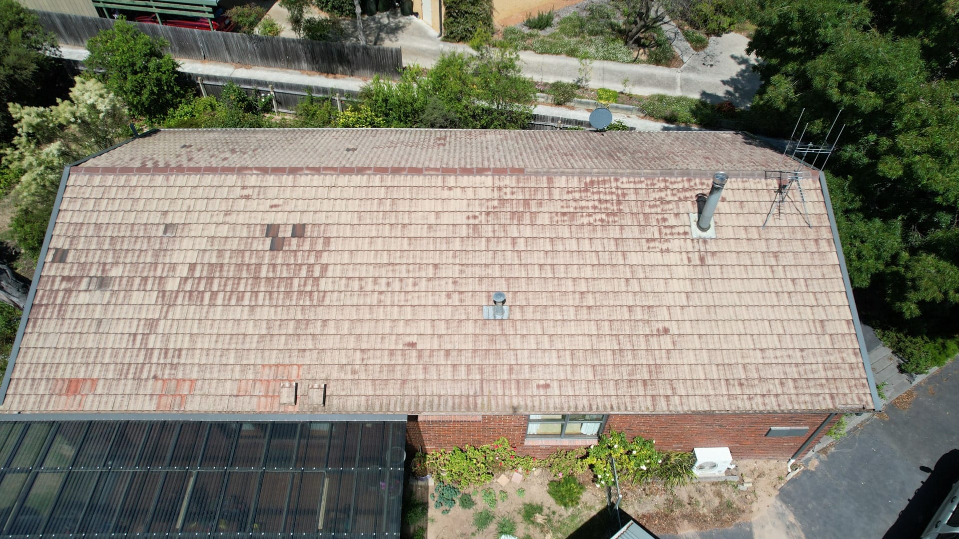 Roof Painting Leaky Roof