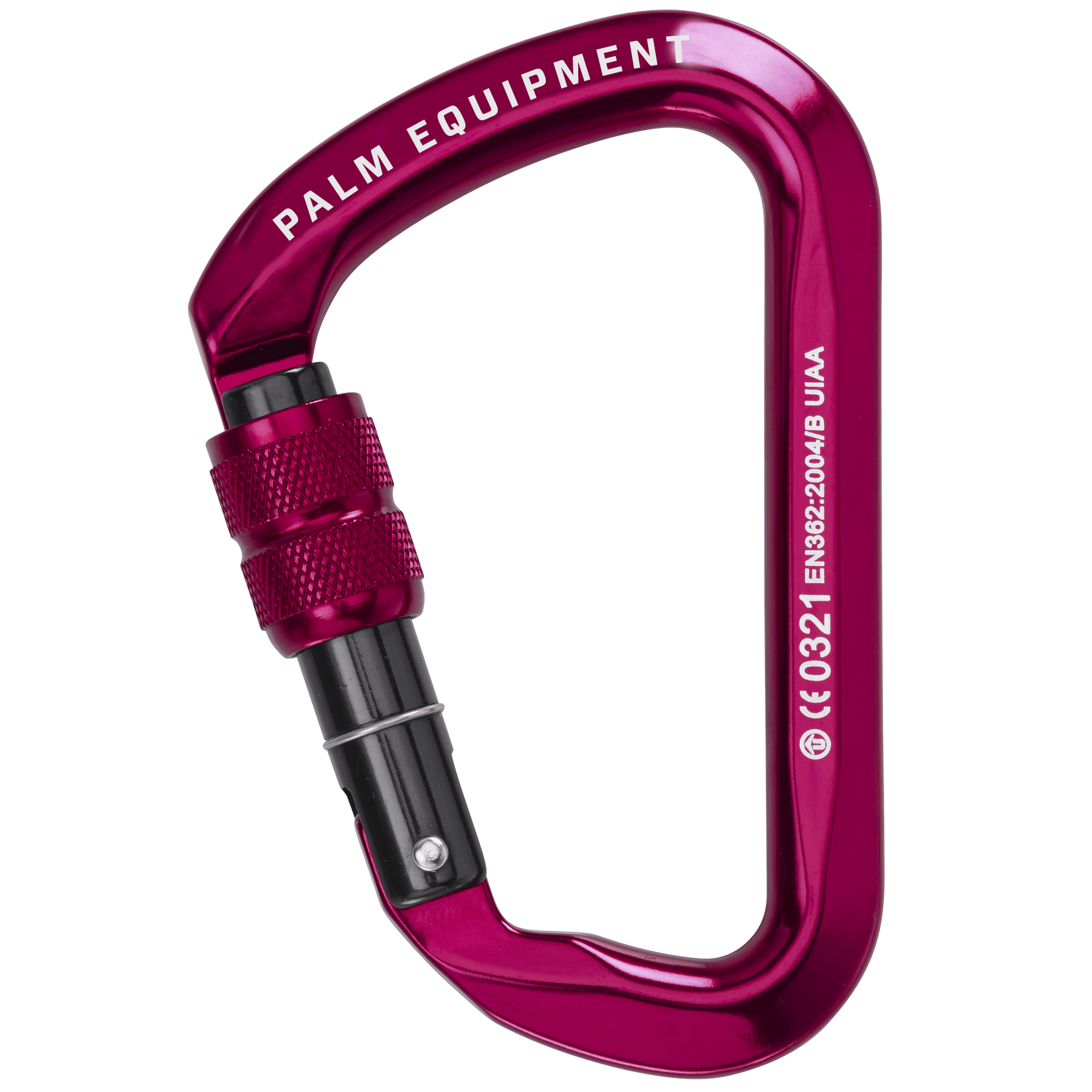 Palm Equipment Screw Gate Karabiner Red Leam Boat Centre