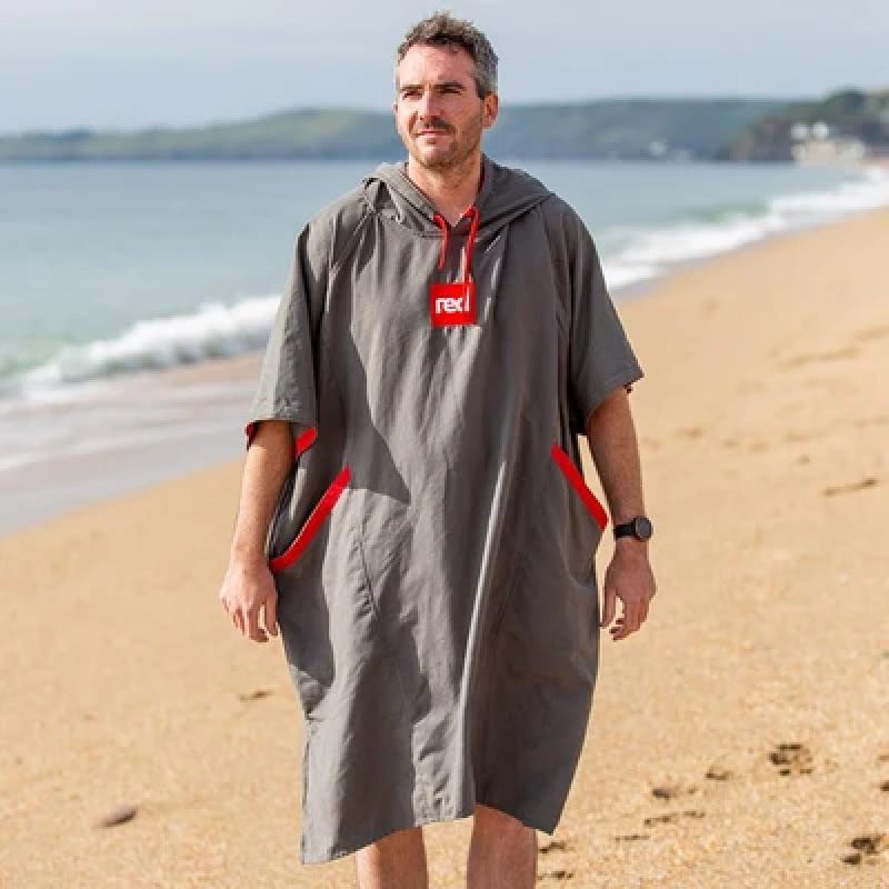 Red Original Quick Dry Changing Robes Leam Boat Centre