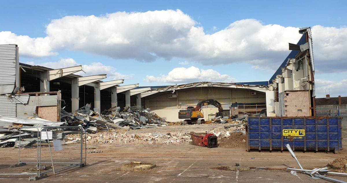 Former Homebase demolished to make way for Lidl The Leamington Observer