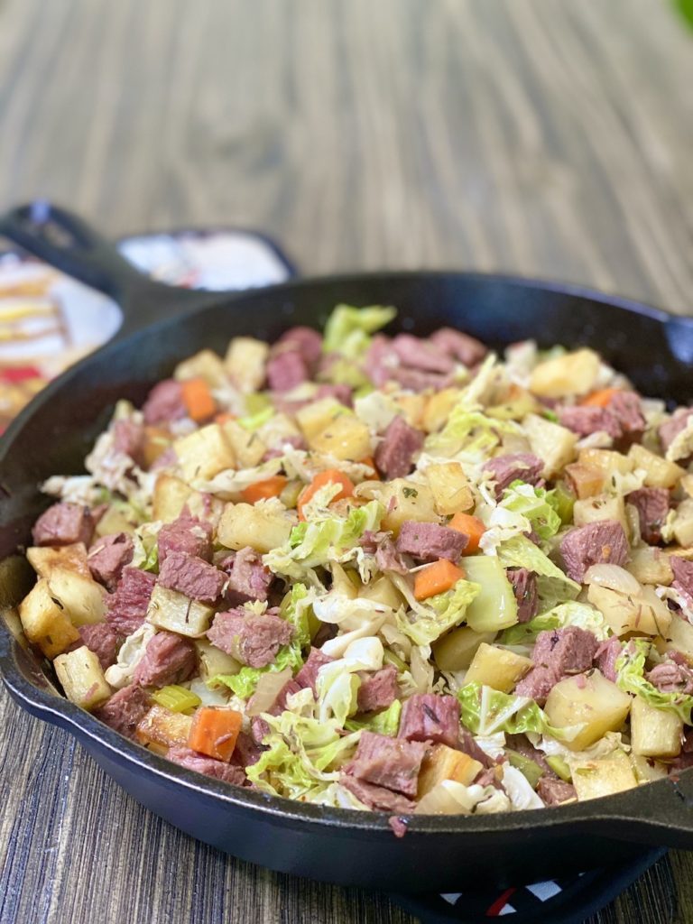 Corned Beef and Cabbage Skillet Lean Bellas Kitchen
