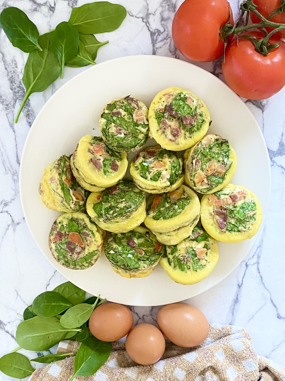 Spinach Egg Muffins Lean Bellas Kitchen