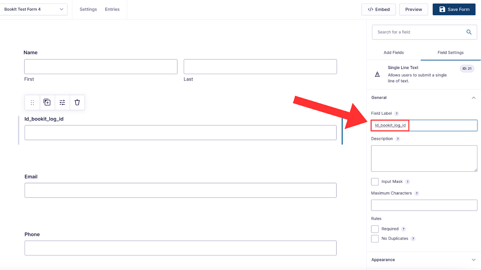 Adding a Hidden Field In Gravity Forms LeanData Help Center