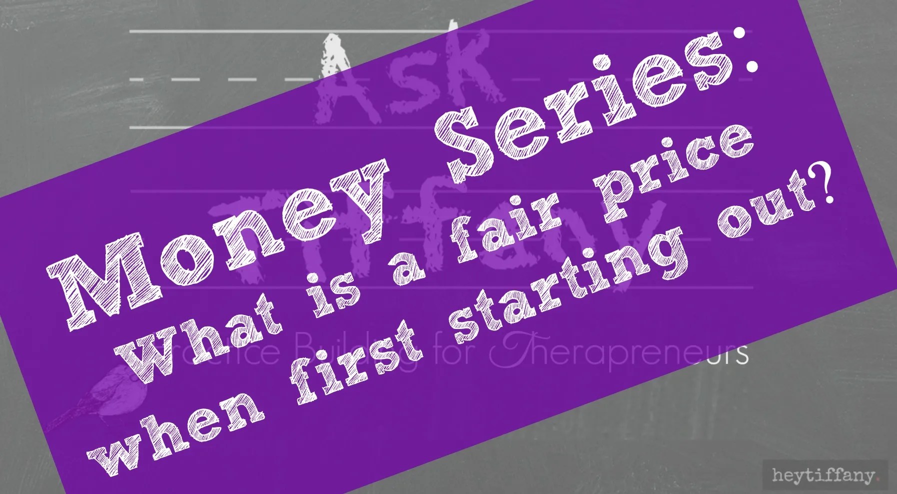 Ask Tiffany What is a fair price when first starting out? Lean In