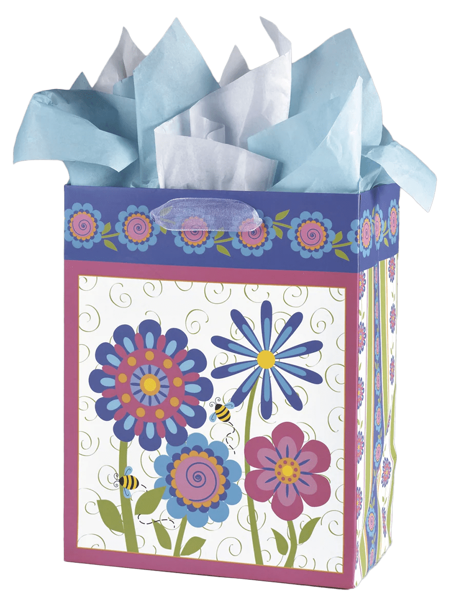 Gift Bag Set Sale 53402 Flower Gift Bag Set Medium Vi...