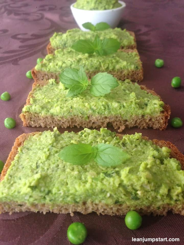 Mint pea dip This easy green peas recipe is a keeper