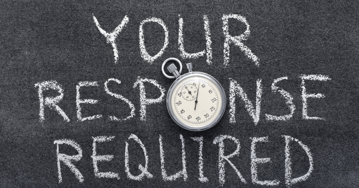 Responsiveness when should you reply to a message LeanMail