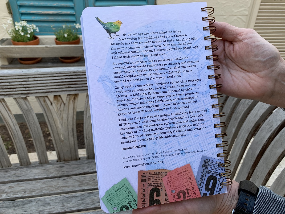 Adelaide Journal LeanneHeadingArt