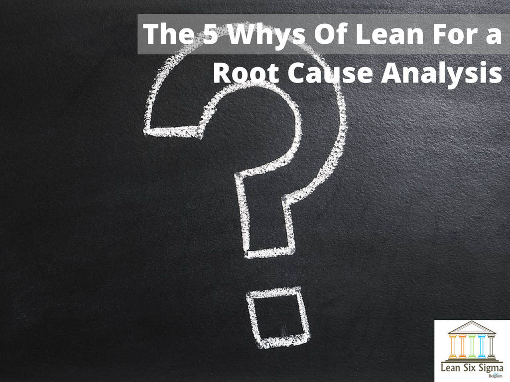 The 5 Whys Of Lean For A Root Cause Analysis Lean Six Sigma Belgium