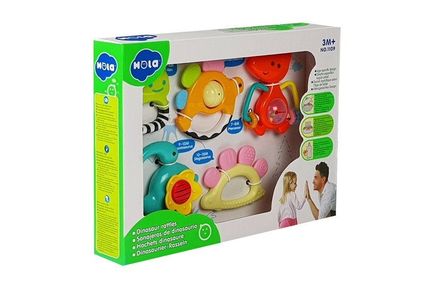 Set Baby Rattles 5 elements Toys \ Toys of newborns