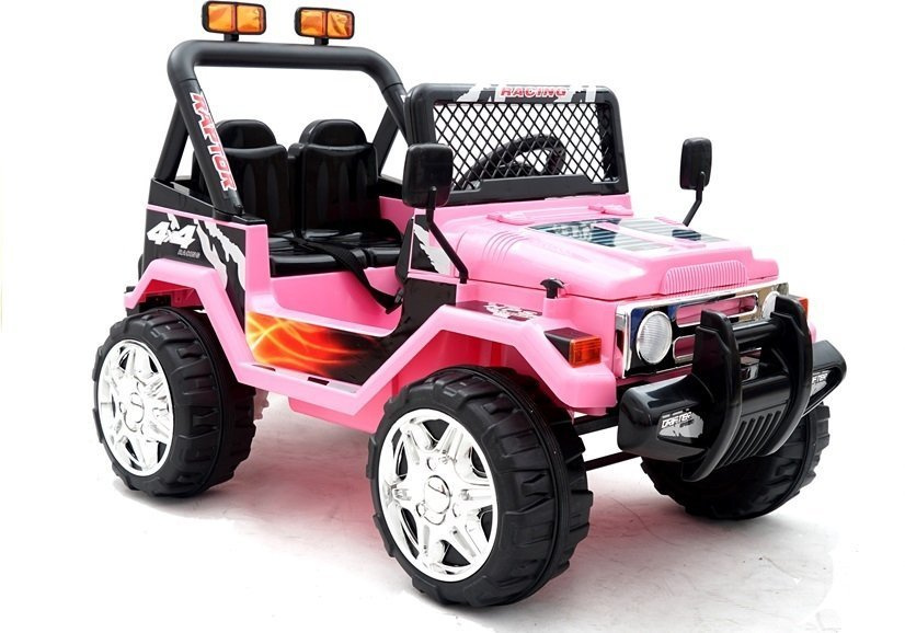 Elektroauto Für Kinder JEEP Raptor Rosa Auto 2x45W Elektrofahrzeuge