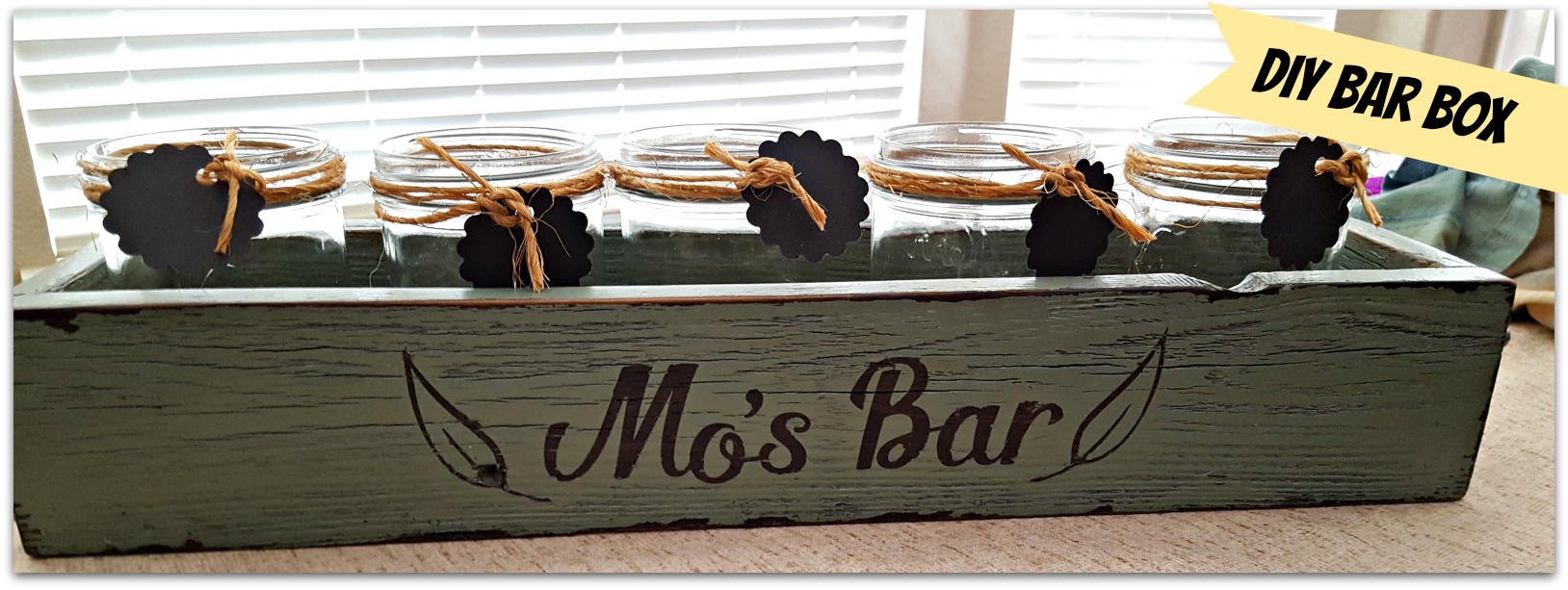 Mason Jar Wooden Box DIY Personalized with a Cricut! Leap of Faith Crafting