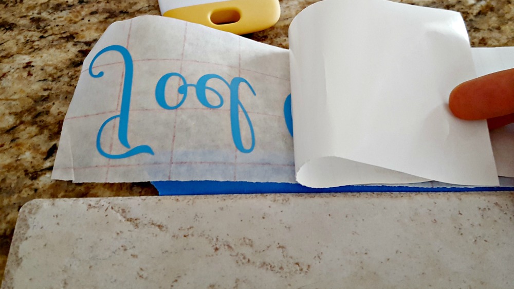 Cricut Tile Ideas How to Apply Vinyl to Tile to Make Beautiful Decor! Leap of Faith Crafting