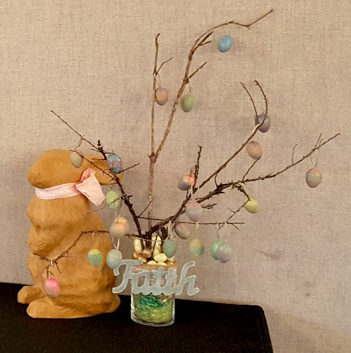 Easter Twig Tree DIY Simple & Rustic Decor Leap of Faith Crafting