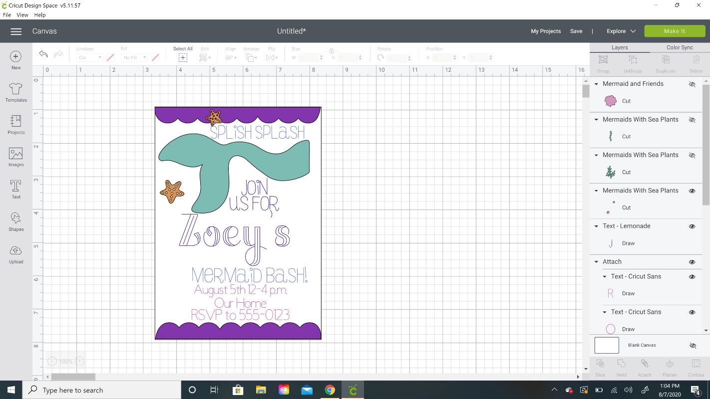 Cricut Invitations How to Make Adorable Custom Party Invites! Leap