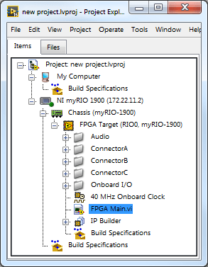 LabVIEW project