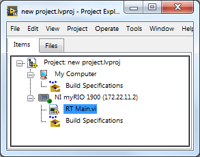 LabVIEW project