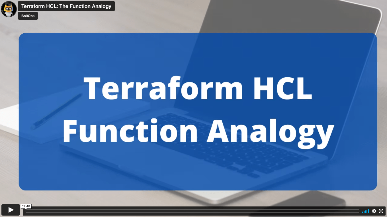 Terraform HCL Intro 2 Function Analogy BoltOps Blog