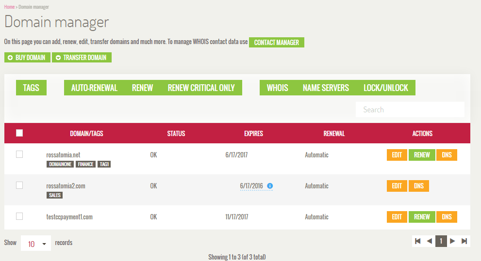 Domain Manager Atomia Documentation