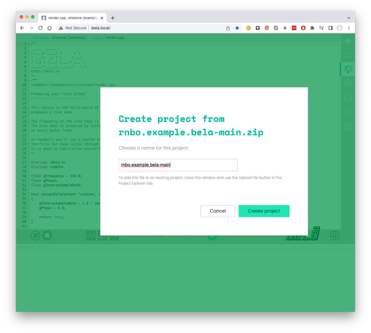 RNBO The Bela Knowledge Base