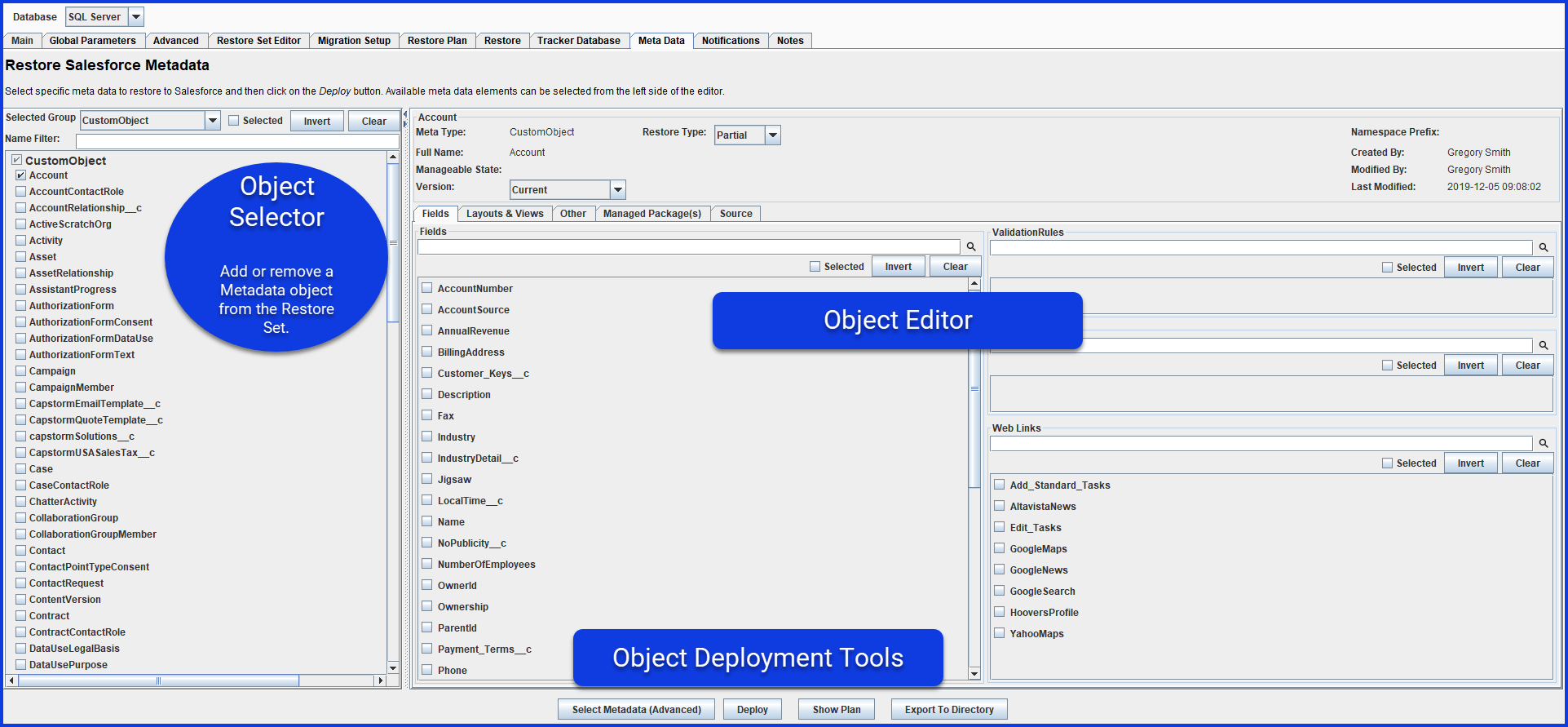 Meta Data Tab Capstorm Learning Center