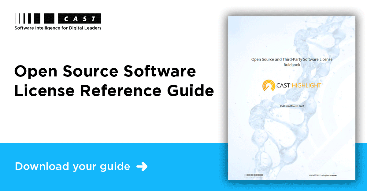 Open Source License Rulebook and Reference Guide