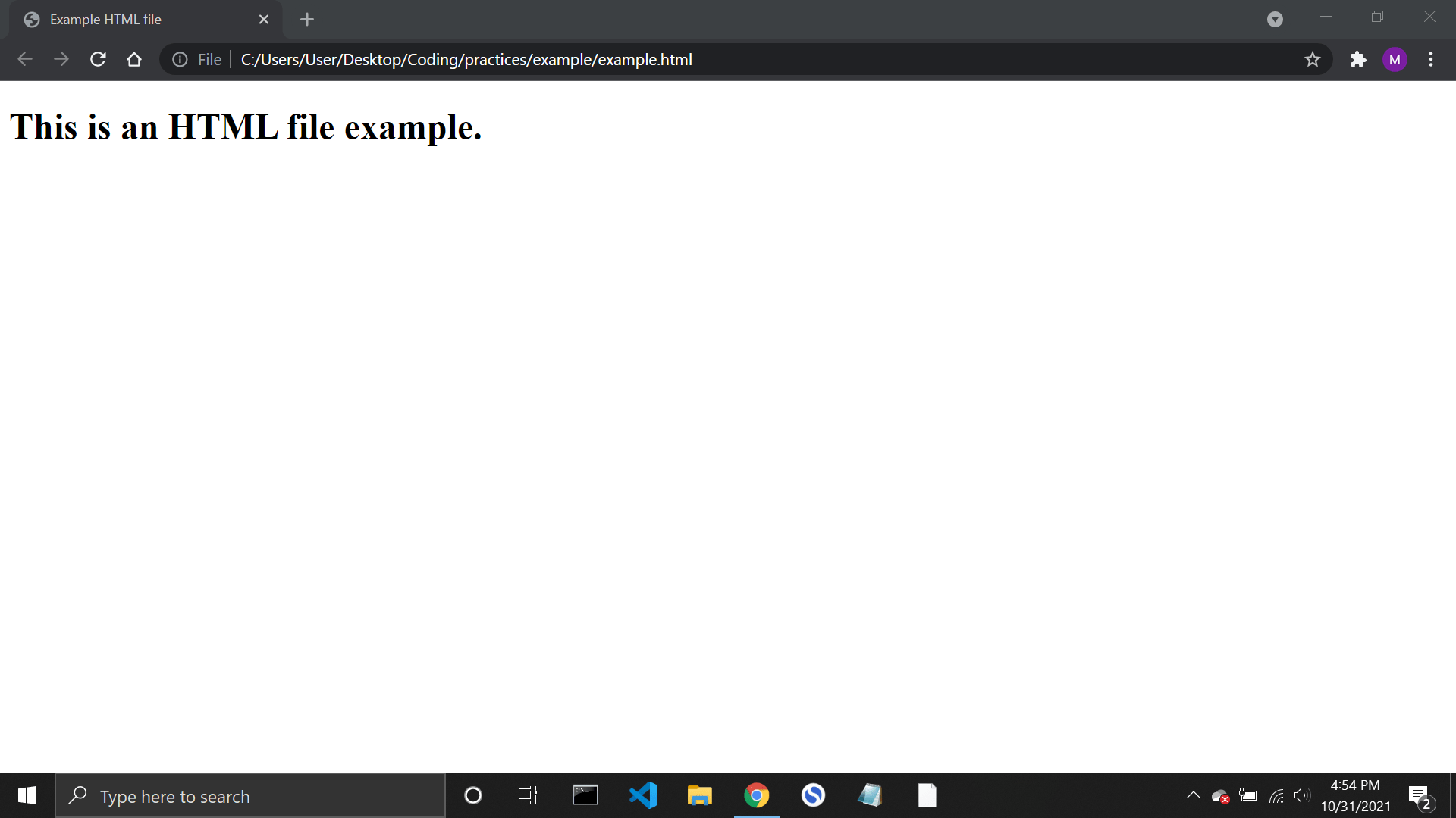 How to run an HTML file