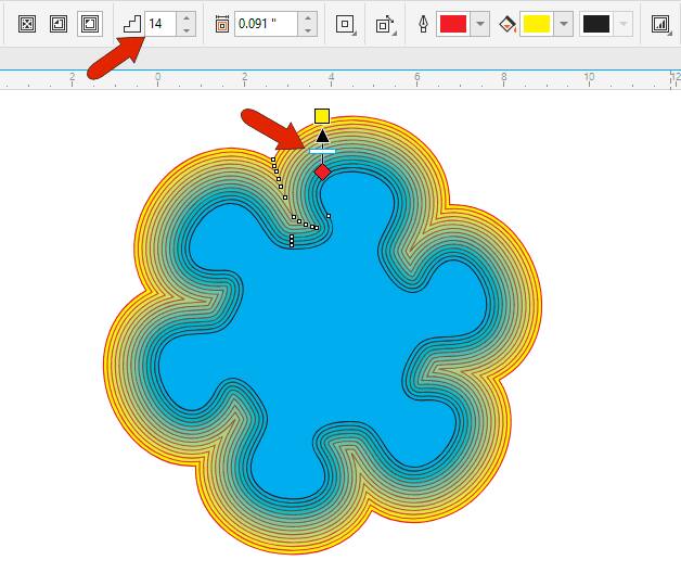Using the Contour tool in CorelDRAW Corel Discovery Center