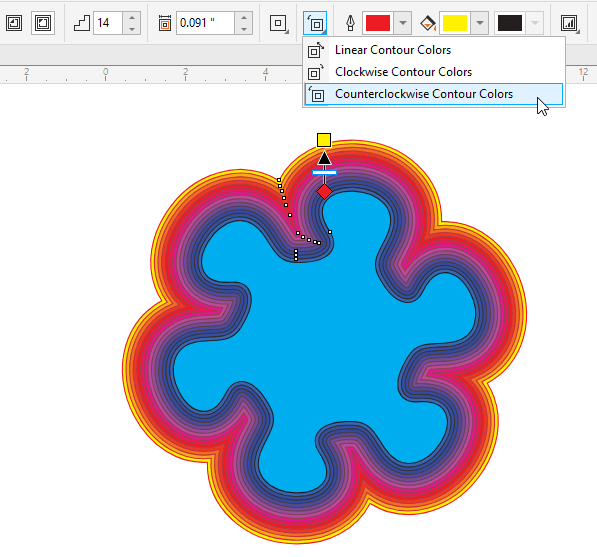 Using the Contour tool in CorelDRAW Corel Discovery Center