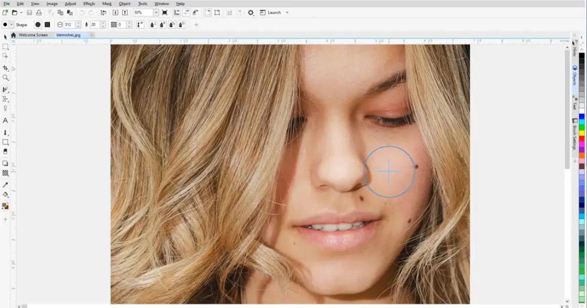 Basic image editing in PHOTOPAINT Corel Discovery Center