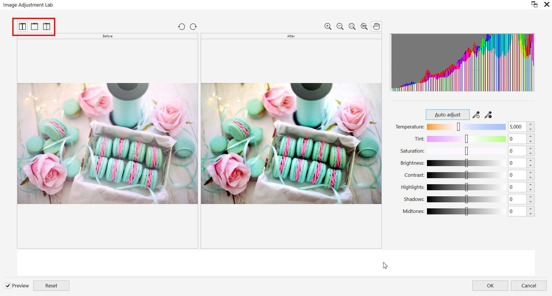 Basic image editing in PHOTOPAINT Corel Discovery Center