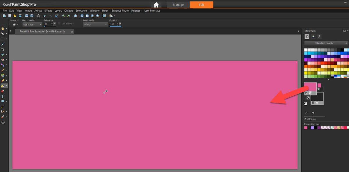 How to use the Flood Fill tool Corel Discovery Center