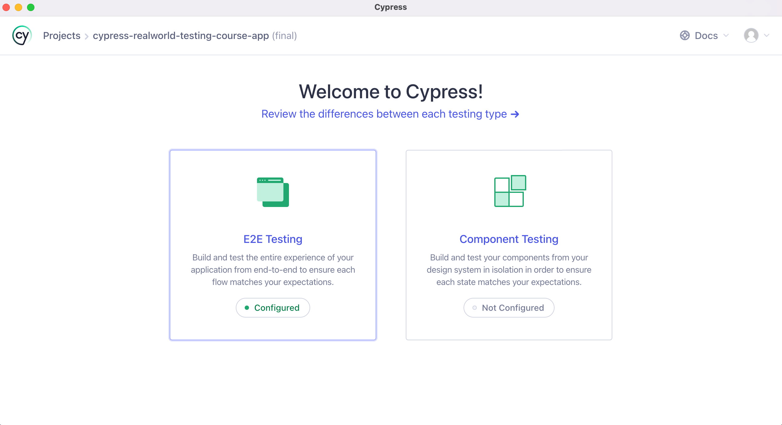 Installing Cypress and writing your first test Cypress Testing Tools