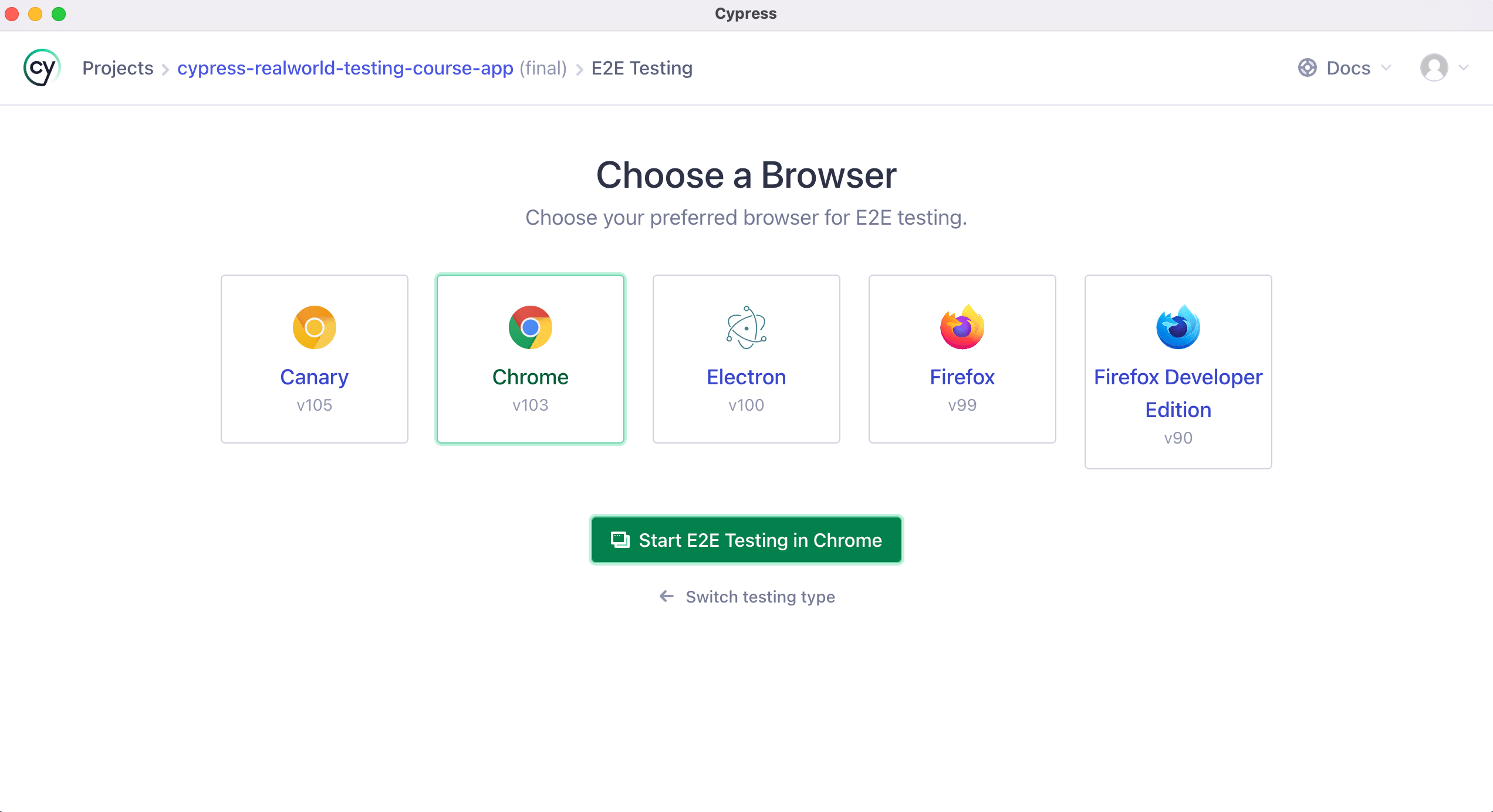 Installing Cypress and writing your first test Cypress Testing Tools