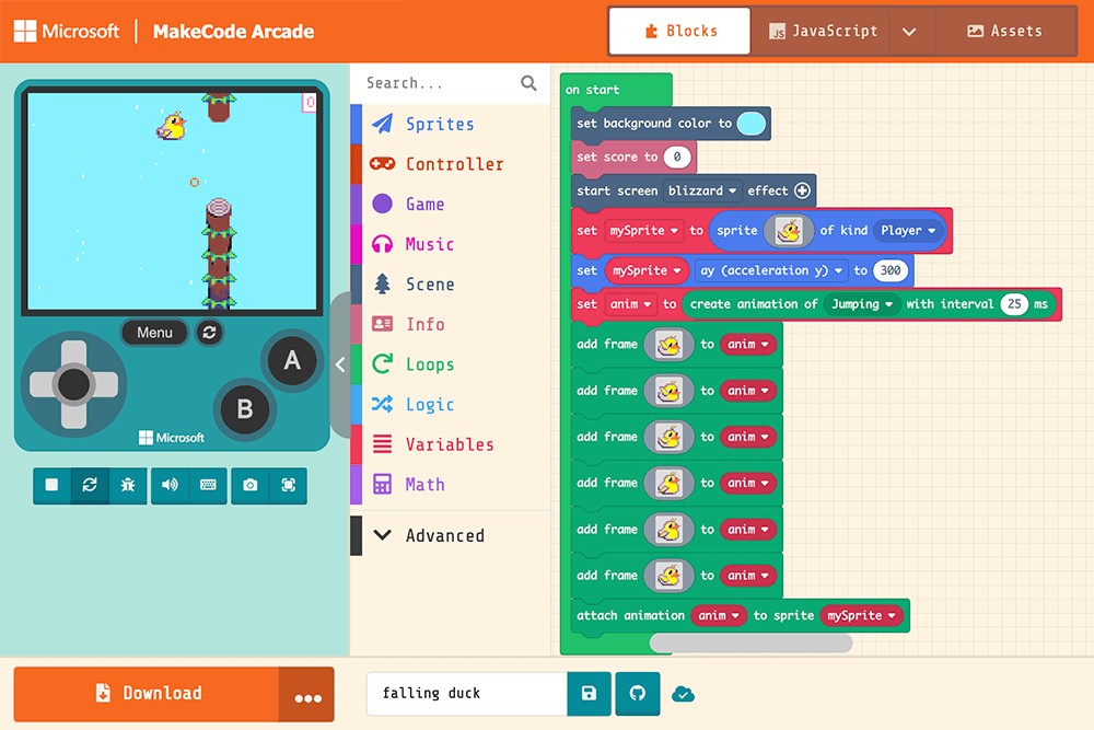 Microsoft MakeCode Arcade Hour of Code™ 2021