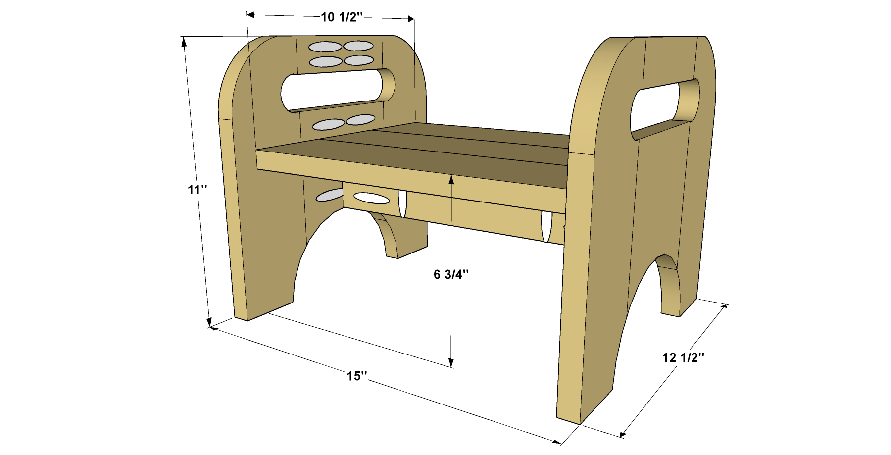 Kids' Step Stool Kreg Tool