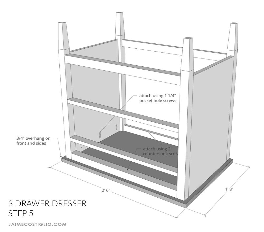 3 Drawer Nightstand Kreg Tool