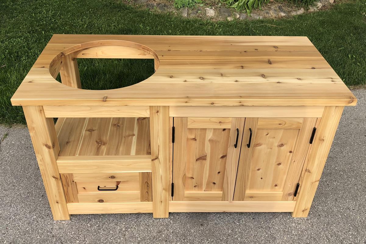 DIY Big Green Egg Table Big Green Egg Table Project Plan