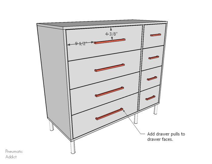 Modern 8 Drawer Dresser Kreg Tool
