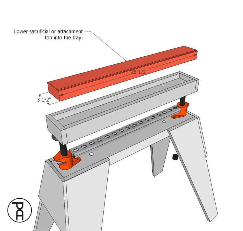 ULTIMATE Adjustable Sawhorse Kreg Tool
