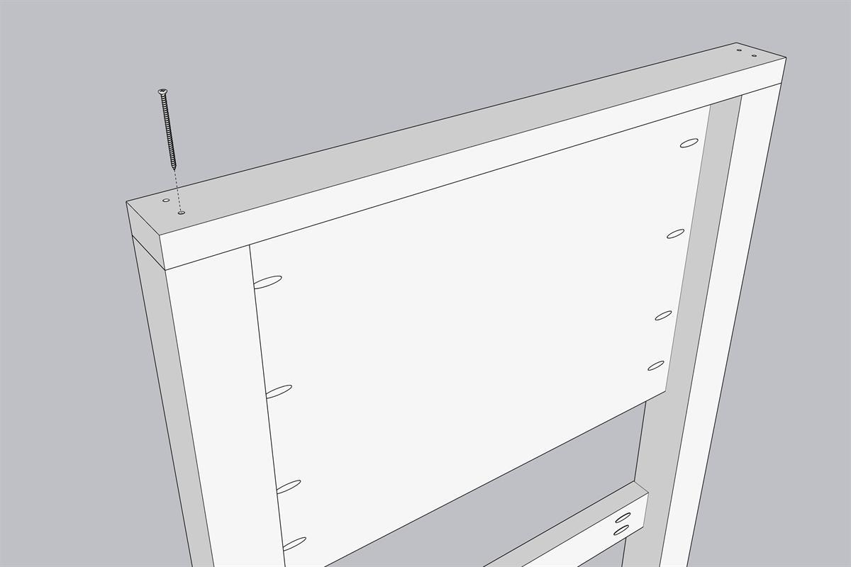 Twin Bed with Storage Kreg Tool