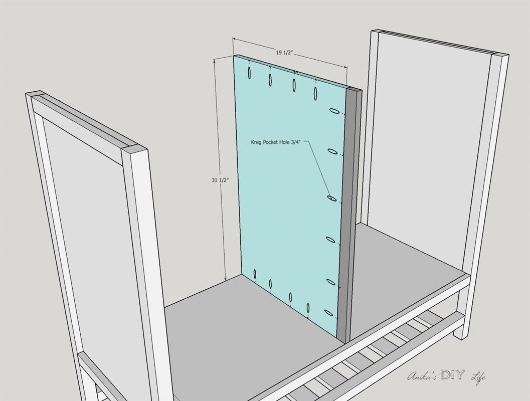 Barn Door with Drawers Kreg Tool