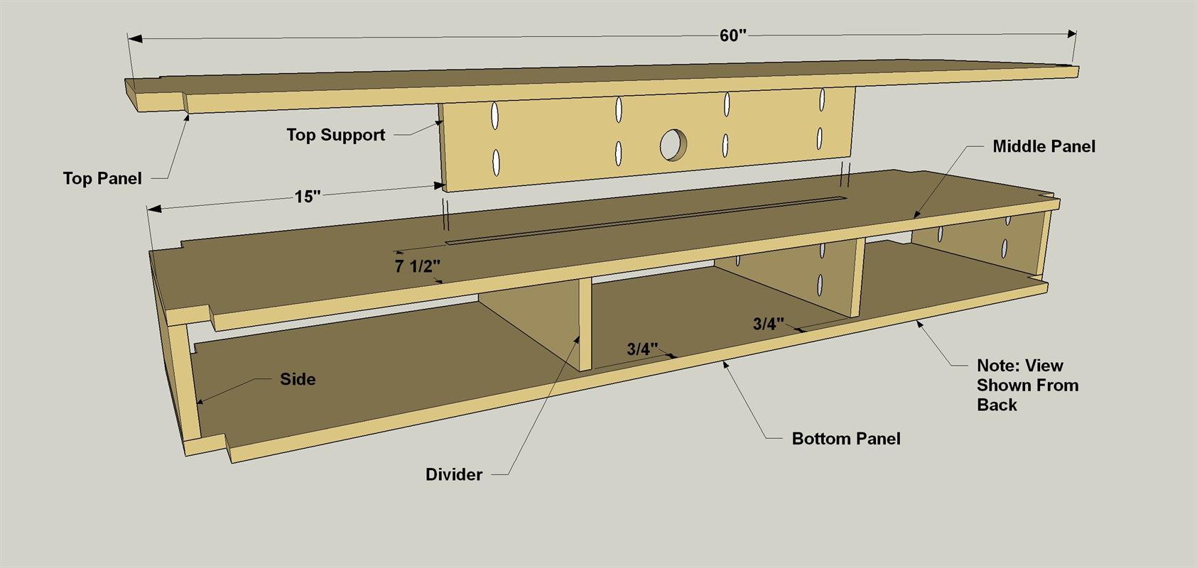 DIY TV Stand Kreg Tool
