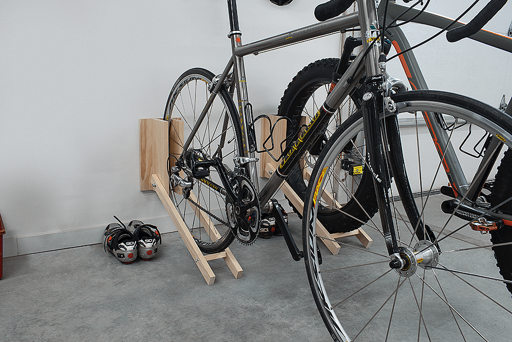 Compact Garage Bike Rack Kreg Tool