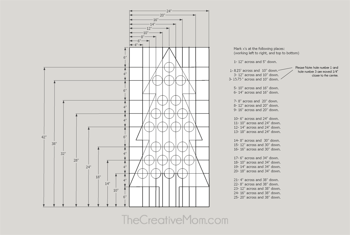 Wooden Christmas Tree Advent Kreg Tool