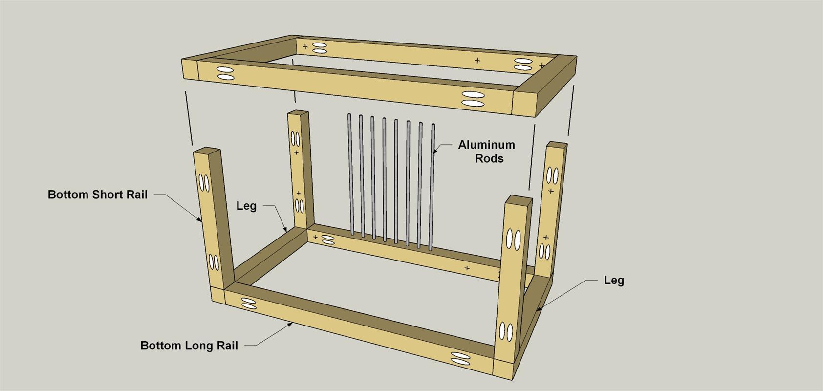 Magazine Rack End Table Kreg Tool