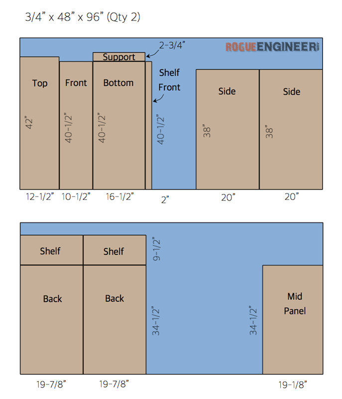 Bookcase with Toy Storage Kreg Tool