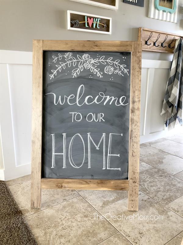 Large Easel Chalkboard Kreg Tool