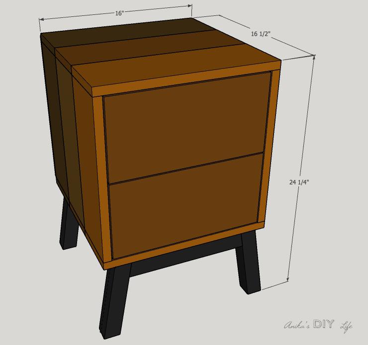 Nightstand With Drawers Kreg Tool