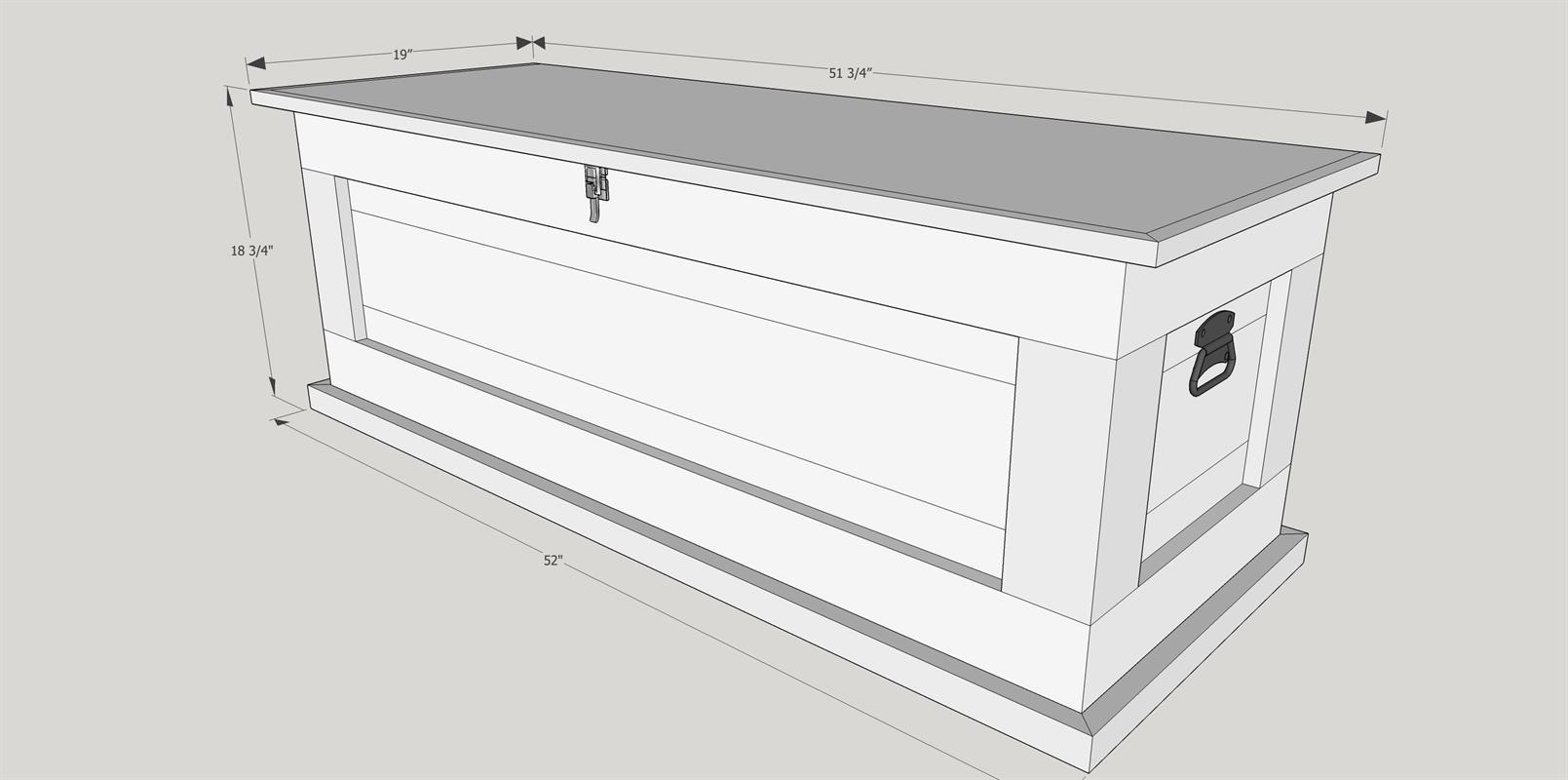 DIY Blanket Storage Chest Kreg Tool